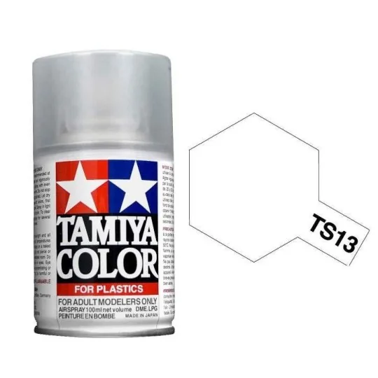 Brilliant Polish bomb TS13 Tamiya - 85013 85013-Tamiya TS13 Gloss Varnish Spray - 85013
