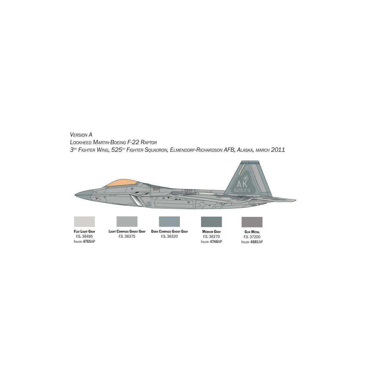 F-22A Raptor 1/48 Italeri Italeri I2822 - 4 F-22A Raptor 1/48 Italeri Italeri I2822 - 4