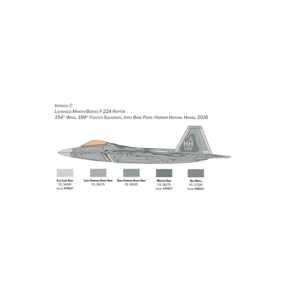 F-22A Raptor 1/48 Italeri Italeri I2822 - 6 F-22A Raptor 1/48 Italeri Italeri I2822 - 6