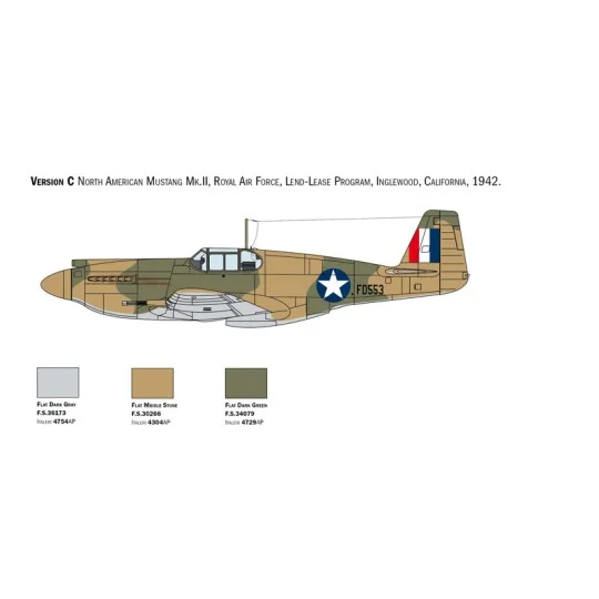 I1423-P-51A Mustang 1/72 Italeri - I1423