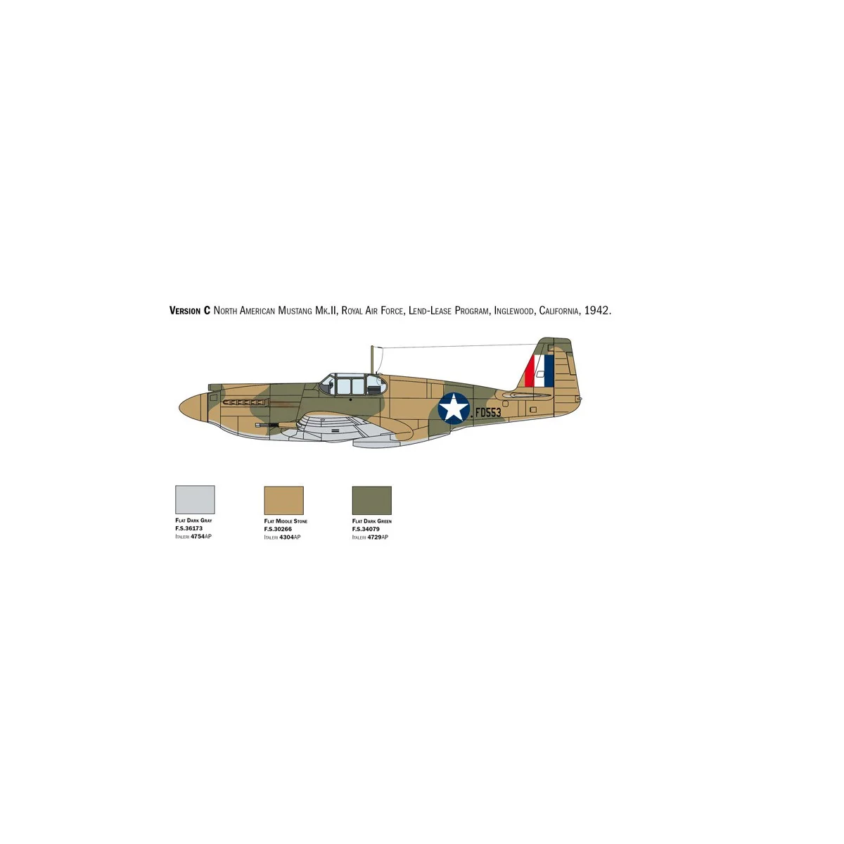 P-51A Mustang 1/72 Italeri Italeri I1423 - 4