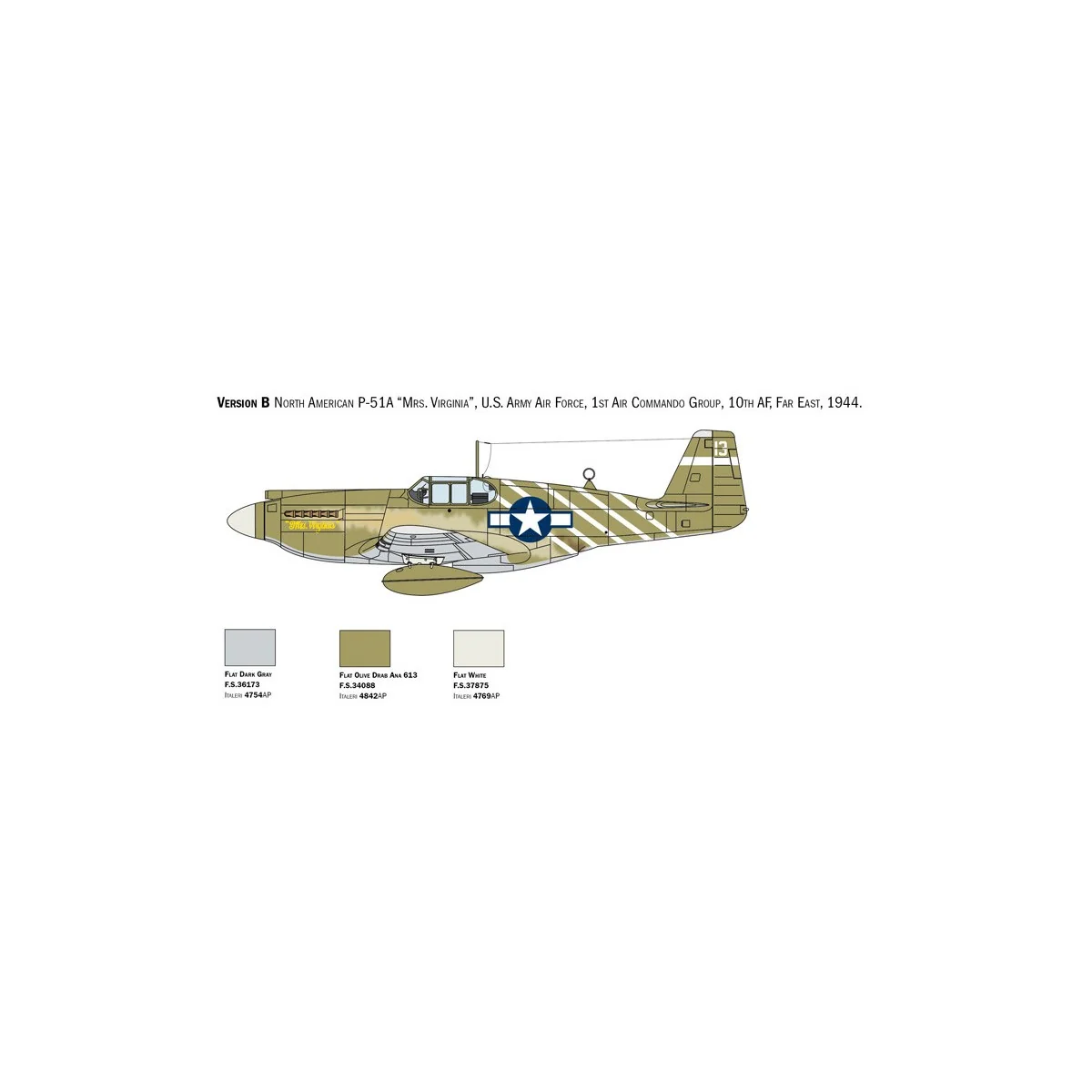 P-51A Mustang 1/72 Italeri Italeri I1423 - 5