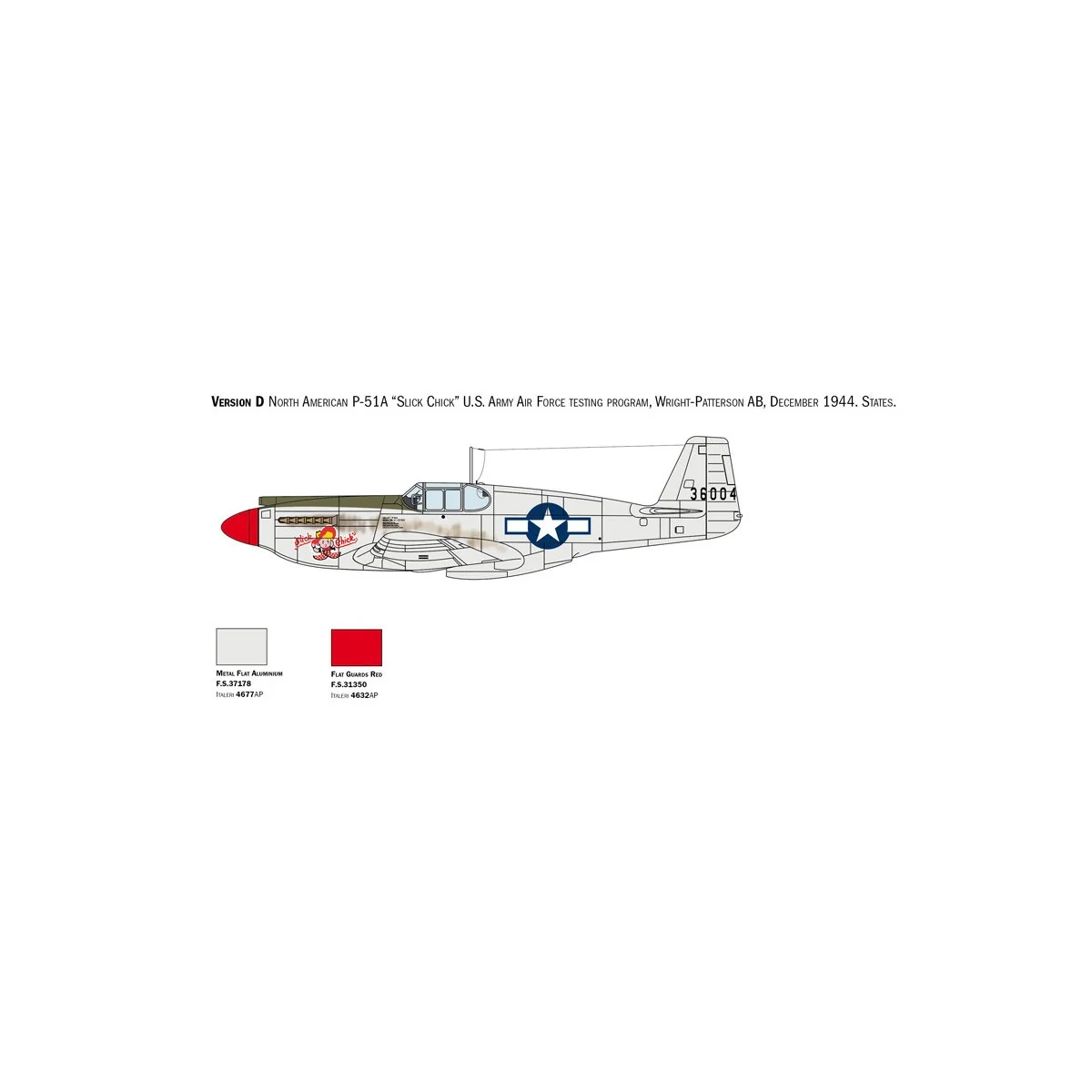P-51A Mustang 1/72 Italeri Italeri I1423 - 6