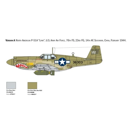 I1423-P-51A Mustang 1/72 Italeri - I1423