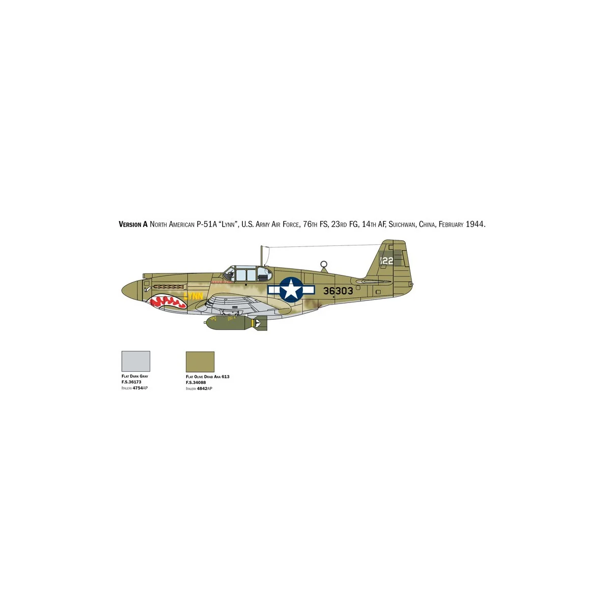 P-51A Mustang 1/72 Italeri Italeri I1423 - 7