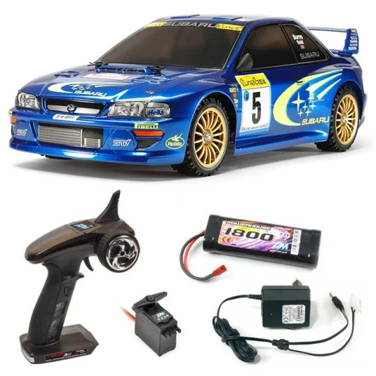 Subaru Impreza MC TT02 Kit RTR Combo Tamiya Tamiya 58631L - 1 58631L-Subaru Impreza MC TT02 Kit RTR Combo Tamiya - 58631L
