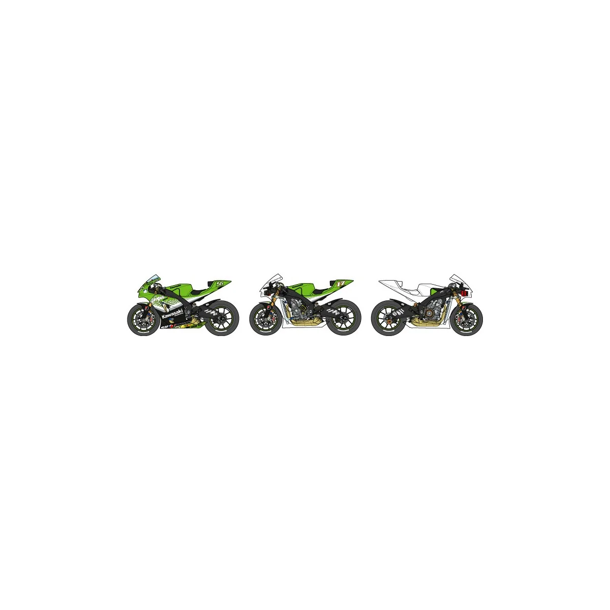 Moto Kawasaki Ninja ZX-RR 1/12 Tamiya Tamiya 14109 - 2 Moto Kawasaki Ninja ZX-RR 1/12 Tamiya Tamiya 14109 - 2