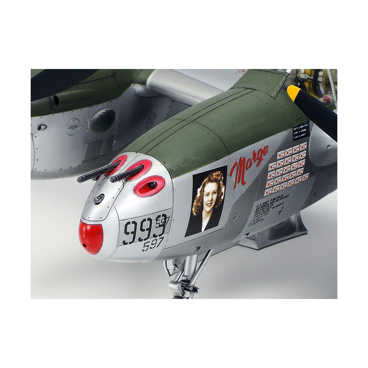 Avion Lockheed P-38J Lightning 1/48 Tamiya Tamiya 61123 - 12