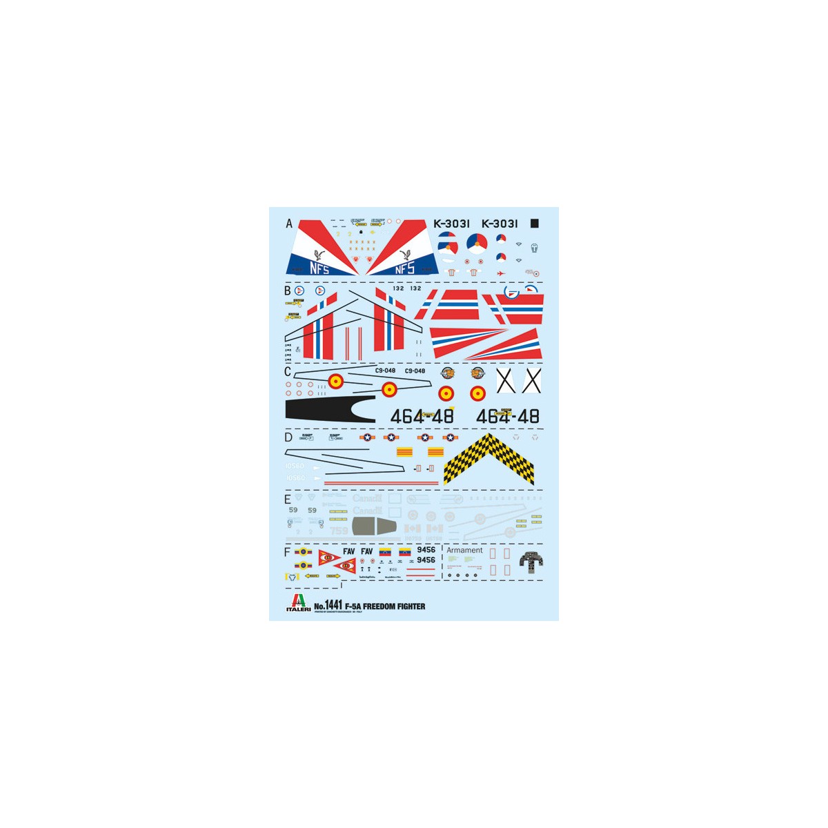 F-5A Freedom Fighter 1/72 Italeri aircraft Italeri I1441 - 3