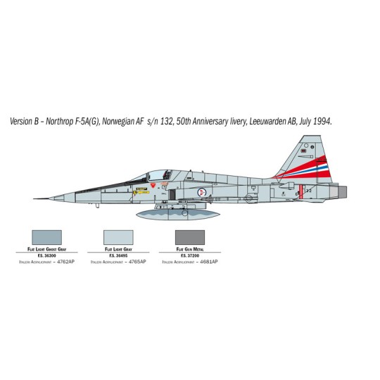 I1441-F-5A Freedom Fighter 1/72 Italeri aircraft
