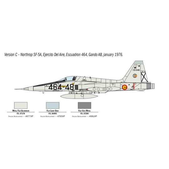 I1441-F-5A Freedom Fighter 1/72 Italeri aircraft