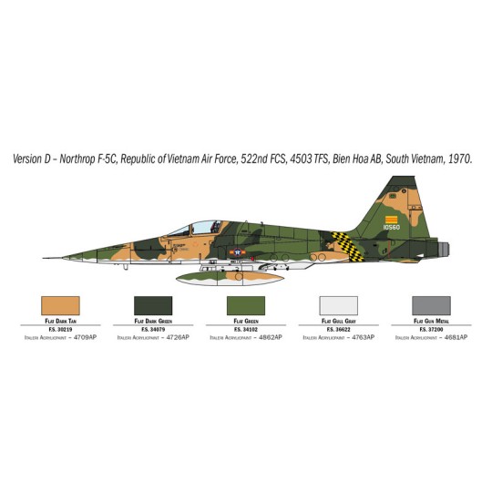 I1441-Avion F-5A Freedom Fighter 1/72 Italeri - I1441