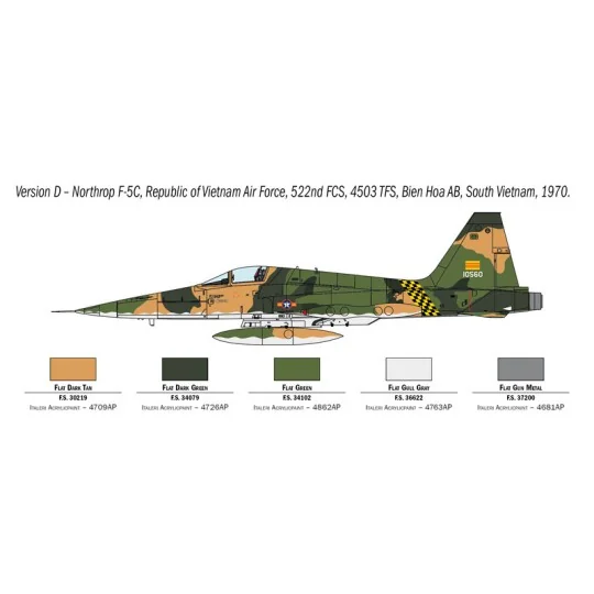 Avion F-5A Freedom Fighter 1/72 Italeri Italeri I1441 - 7 I1441-Avion F-5A Freedom Fighter 1/72 Italeri - I1441