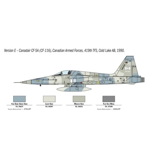 Avion F-5A Freedom Fighter 1/72 Italeri Italeri I1441 - 8 I1441-Avion F-5A Freedom Fighter 1/72 Italeri - I1441