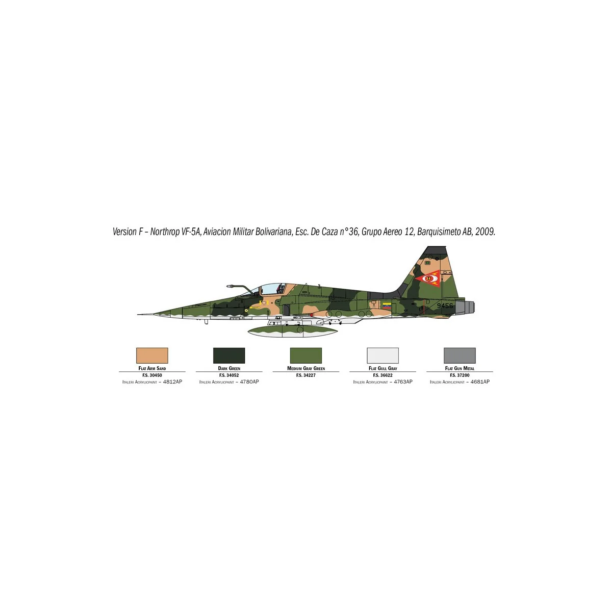 F-5A Freedom Fighter 1/72 Italeri aircraft Italeri I1441 - 9 F-5A Freedom Fighter 1/72 Italeri aircraft Italeri I1441 - 9