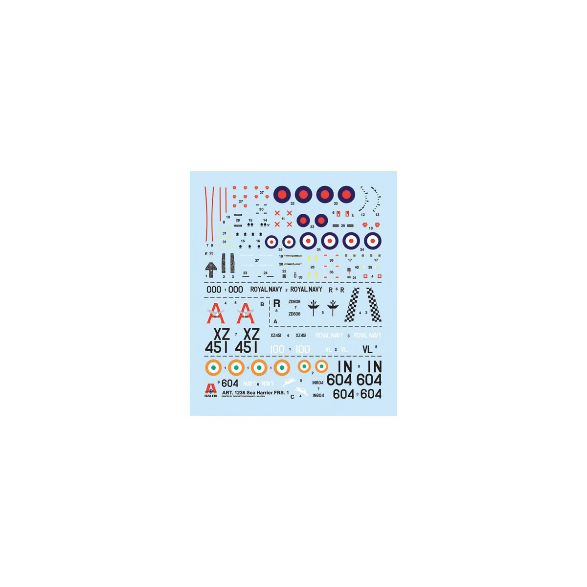 Avion Sea Harrier FRS.1 1/72 Italeri Italeri I1236 - 3
