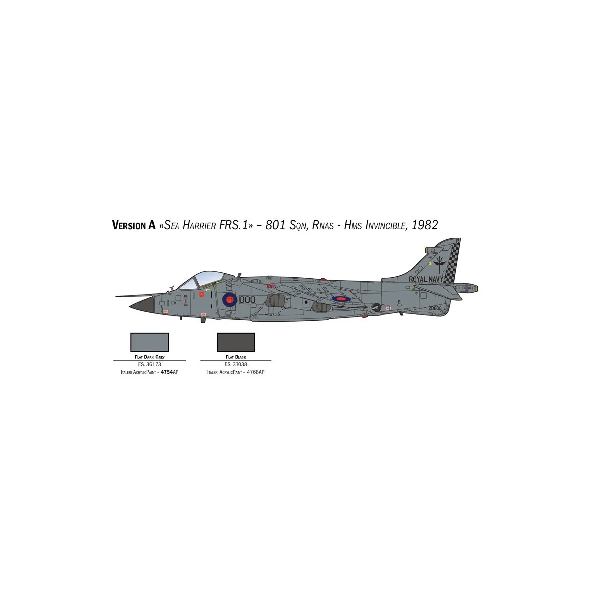 Airplane Sea Harrier FRS.1 1/72 Italeri Italeri I1236 - 4 Airplane Sea Harrier FRS.1 1/72 Italeri Italeri I1236 - 4