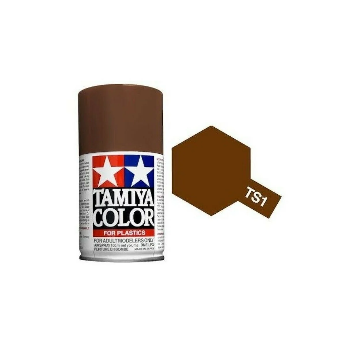 Spray paint Red Brown matte TS1 Tamiya - 85001 - 85001