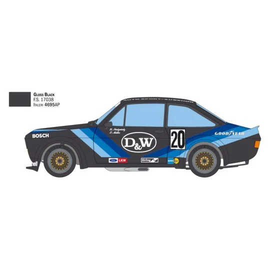 Ford Escort Zakspeed Gr.2 1/24 Italeri Italeri I3664 - 4 I3664-Ford Escort Zakspeed Gr.2 1/24 Italeri - I3664