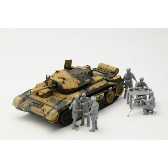 Char Crusader Mk.III et Equipage 1/35 Italeri Italeri I6592 - 7 I6592-Char Crusader Mk.III et Equipage 1/35 Italeri - I6592