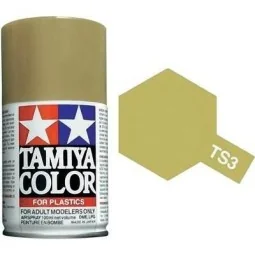 Tamiya TS3 Matte Dark Yellow Spray Paint - 85003 - 85003