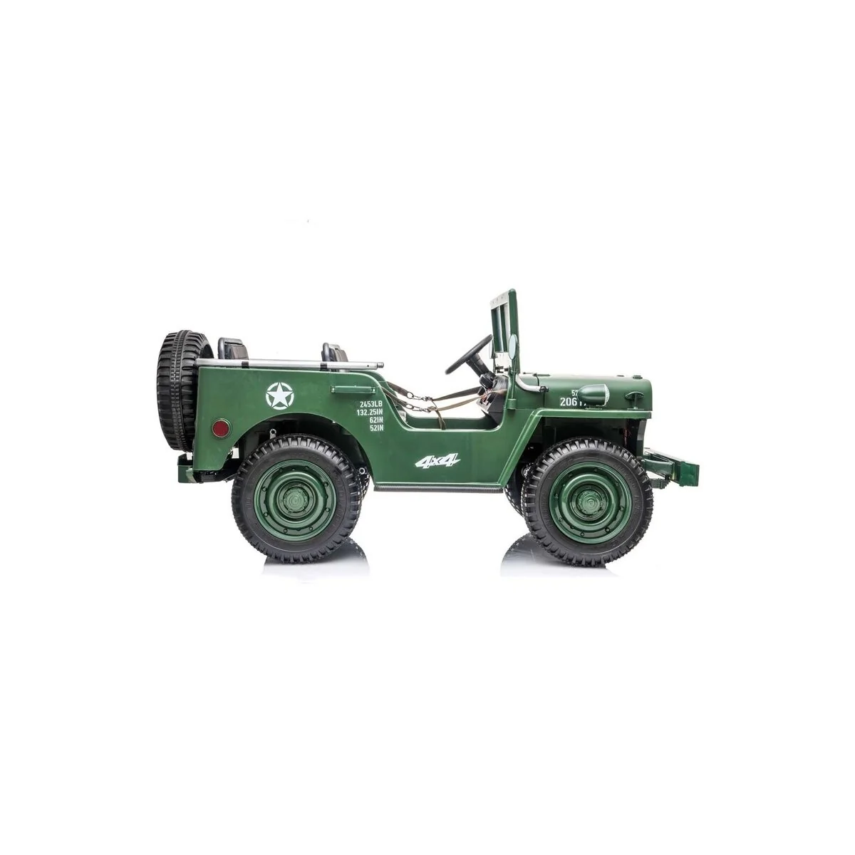 Voiture Jeep militaire 3 places 12V 4WD 2.4Ghz Siva Siva SV-50991 - 2 Voiture Jeep militaire 3 places 12V 4WD 2.4Ghz Siva Siva SV-50991 - 2