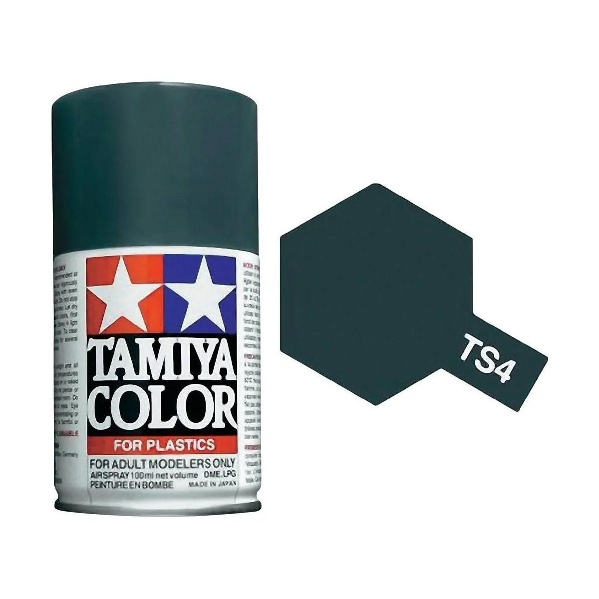 Tamiya TS4 matte Panzer Grey spray paint - 85004 - 85004