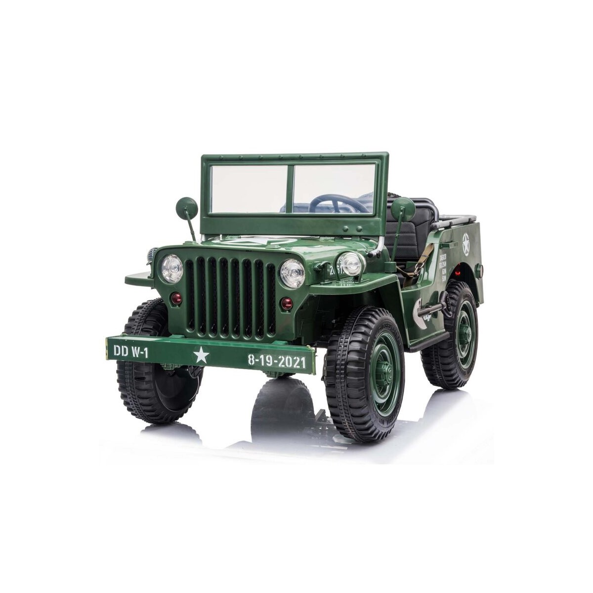 Car Military Jeep 3 seats 12V 4WD 2.4Ghz Siva Siva SV-50991 - 1