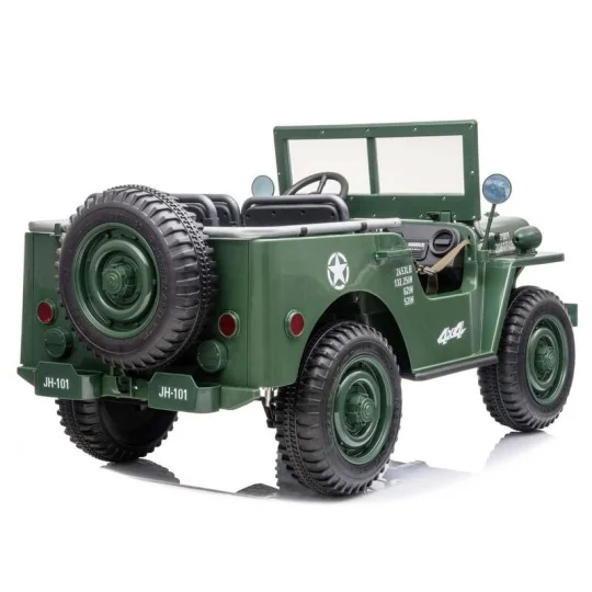 SV-50991-Voiture Jeep militaire 3 places 12V 4WD 2.4Ghz Siva