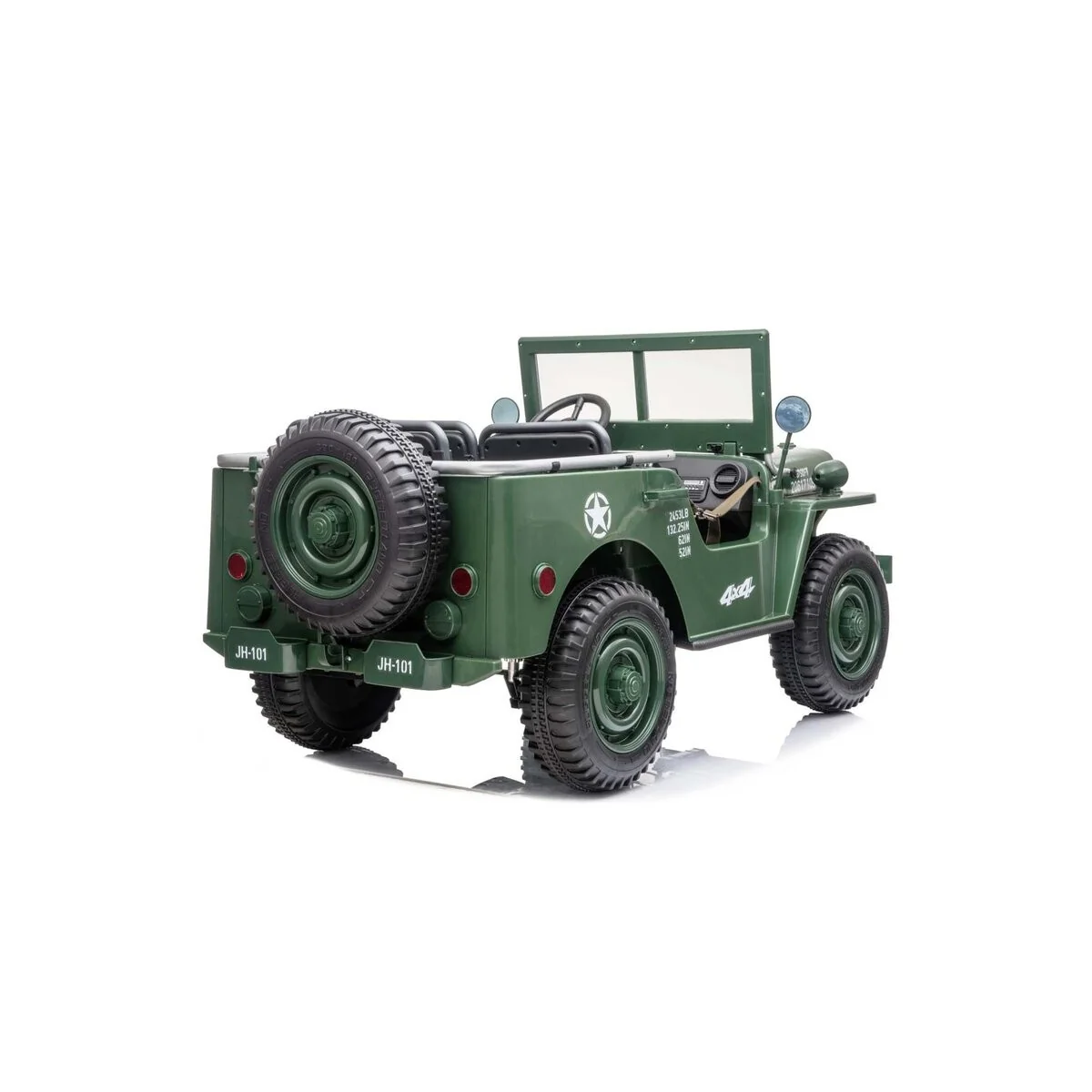Car Military Jeep 3 seats 12V 4WD 2.4Ghz Siva Siva SV-50991 - 3 Car Military Jeep 3 seats 12V 4WD 2.4Ghz Siva Siva SV-50991 - 3