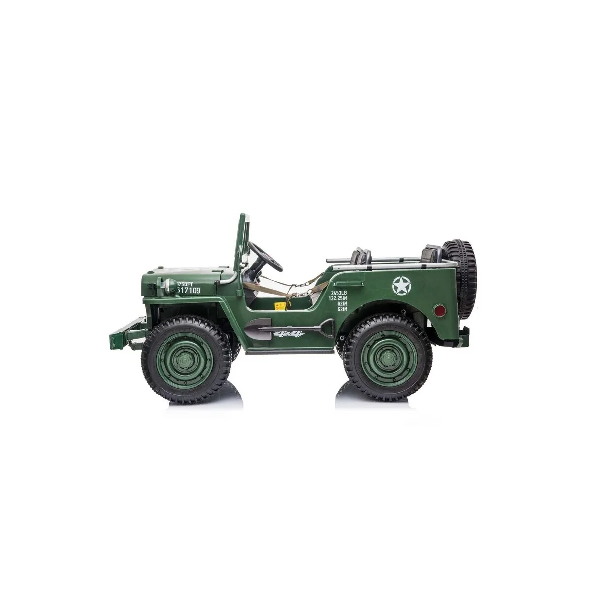 Car Military Jeep 3 seats 12V 4WD 2.4Ghz Siva Siva SV-50991 - 4