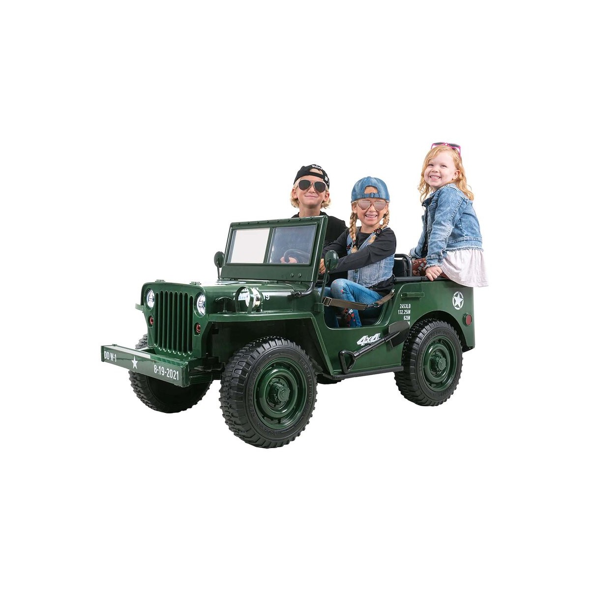 Car Military Jeep 3 seats 12V 4WD 2.4Ghz Siva Siva SV-50991 - 5