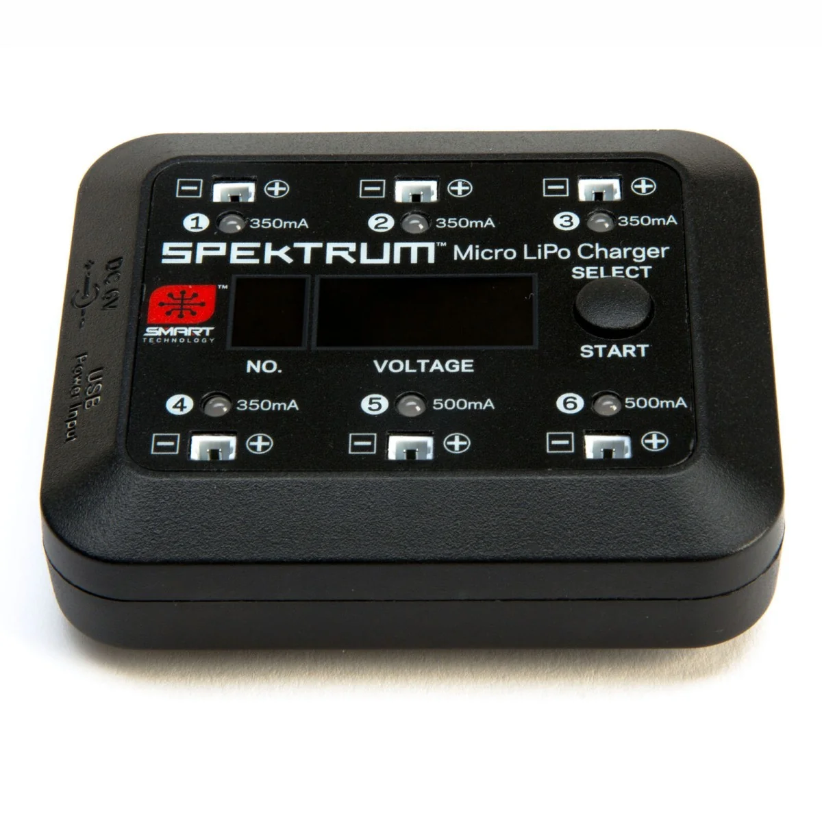 Smart Micro Charger 6-port DC/USB 1S Lipo Spektrum Spektrum SPMXC1060 - 4 Smart Micro Charger 6-port DC/USB 1S Lipo Spektrum Spektrum SPMXC1060 - 4