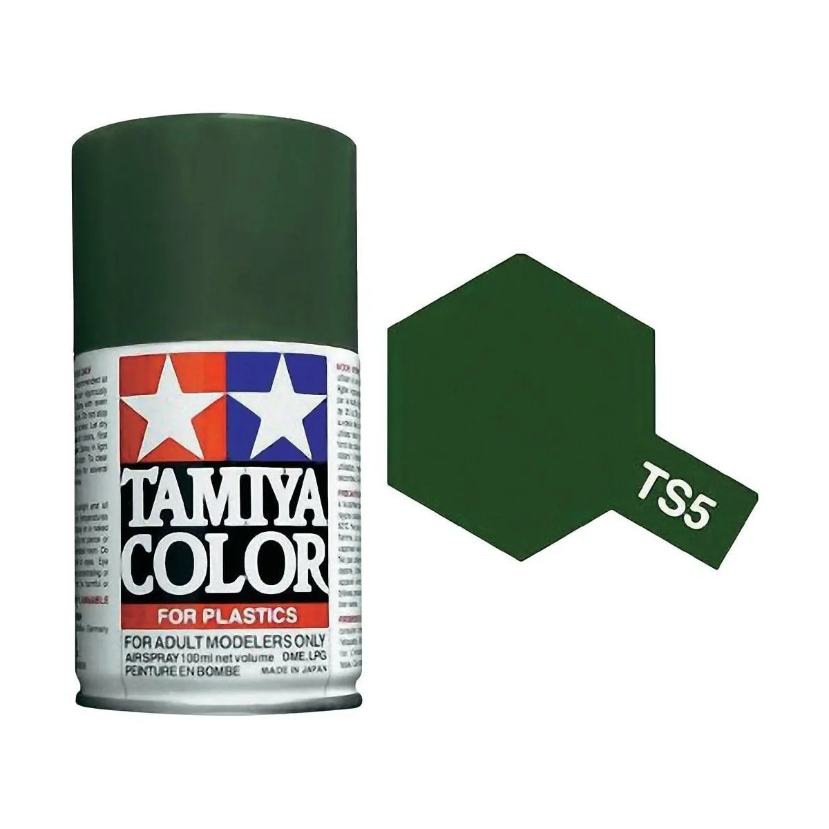 Spray paint Olive Drab matte TS5 Tamiya - 85005 - 85005 Spray paint Olive Drab matte TS5 Tamiya - 85005 - 85005