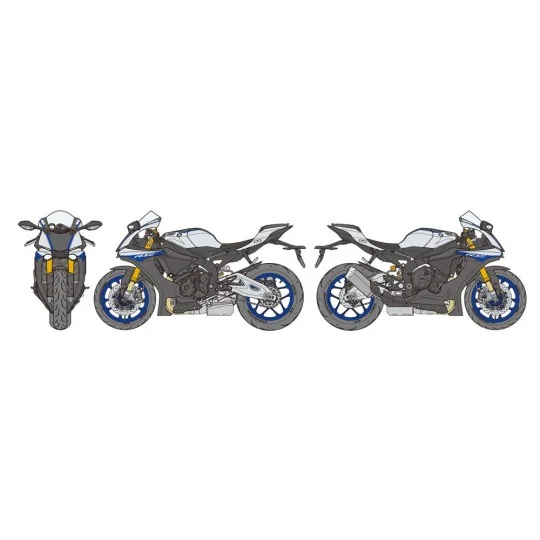 Motorcycle Yamaha YZF-R1M 1/12 Tamiya Tamiya 14133 - 11 14133-Motorcycle Yamaha YZF-R1M 1/12 Tamiya - 14133