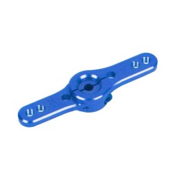Palonnier servo double verrouillable alu 25T bleu T2M T2M T422567B - 1