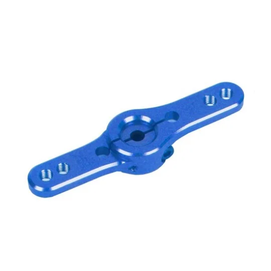 Palonnier servo double verrouillable alu 25T bleu T2M T2M T422567B - 1 T422567B-Palonnier servo double verrouillable alu 25T bleu T2M - T422567B