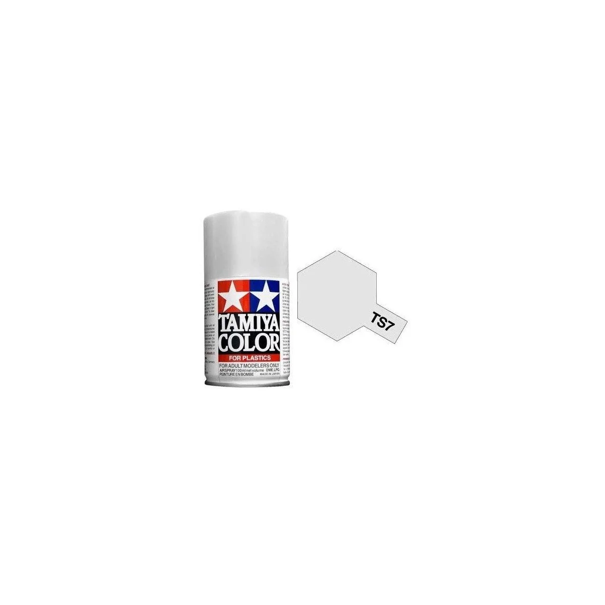 Tamiya TS7 Gloss Racing White Spray Paint - 85007 - 85007 Tamiya TS7 Gloss Racing White Spray Paint - 85007 - 85007