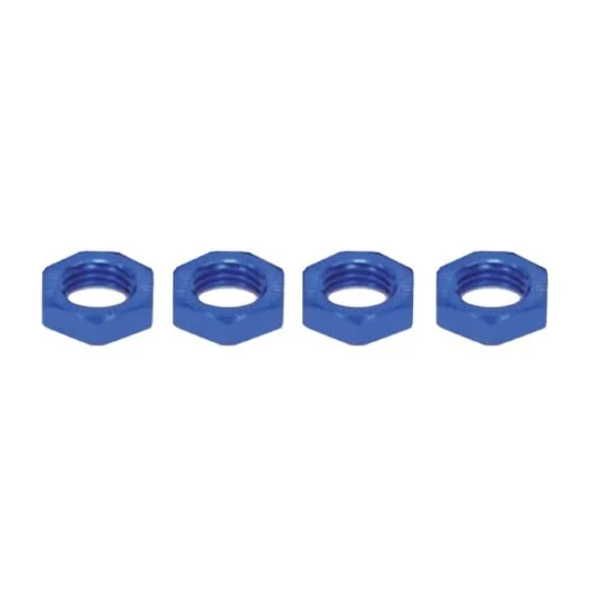 T422581B-1/8 Scale Buggy Wheel Nuts 17mm Blue (4) T2m