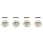 Hexagons of wheels alu gray 12mm (4) T2m Serpent T422572G - 1 T422572G-Hexagons of wheels alu gray 12mm (4) T2m - T422572G