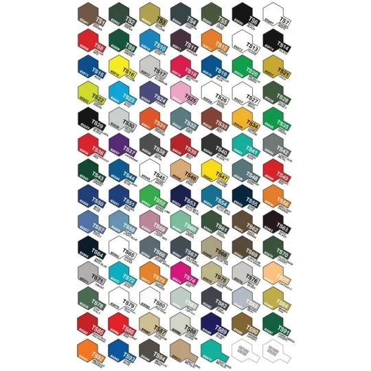 Tamiya TS7 Gloss Racing White Spray Paint - 85007 - 85007 85007-Tamiya TS7 Gloss Racing White Spray Paint - 85007