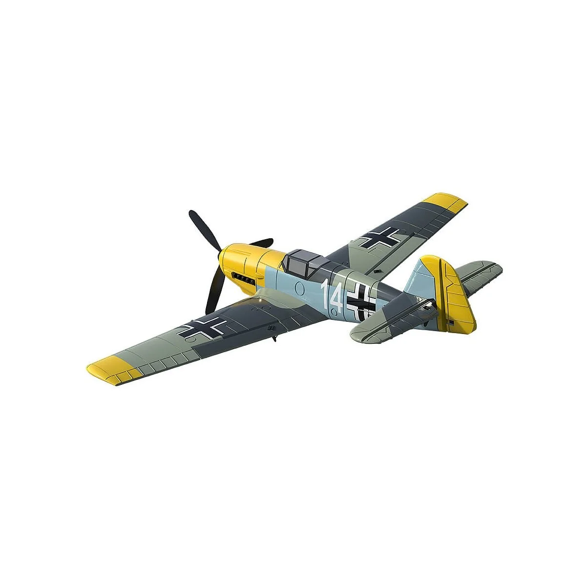 Messerschmitt BF109 400mm aircraft with RTF Volantex flight stabilizer Volantex V761-11 - 1