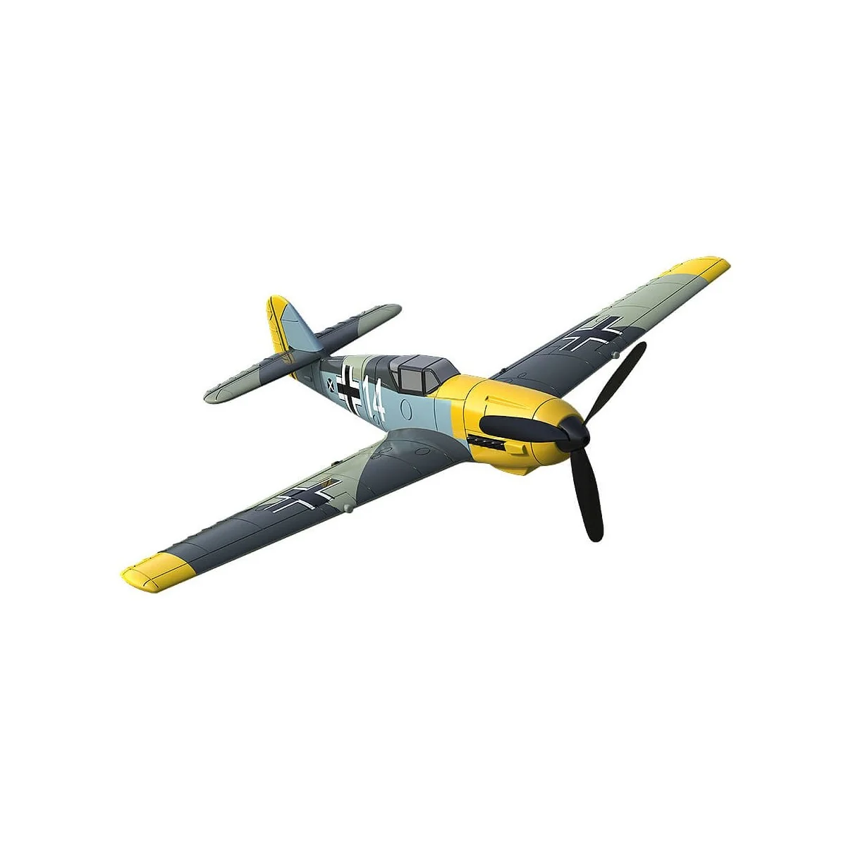 Messerschmitt BF109 400mm aircraft with RTF Volantex flight stabilizer Volantex V761-11 - 3