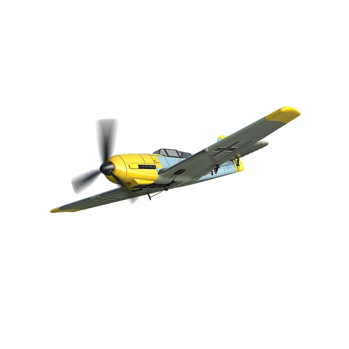 Messerschmitt BF109 400mm aircraft with RTF Volantex flight stabilizer Volantex V761-11 - 5