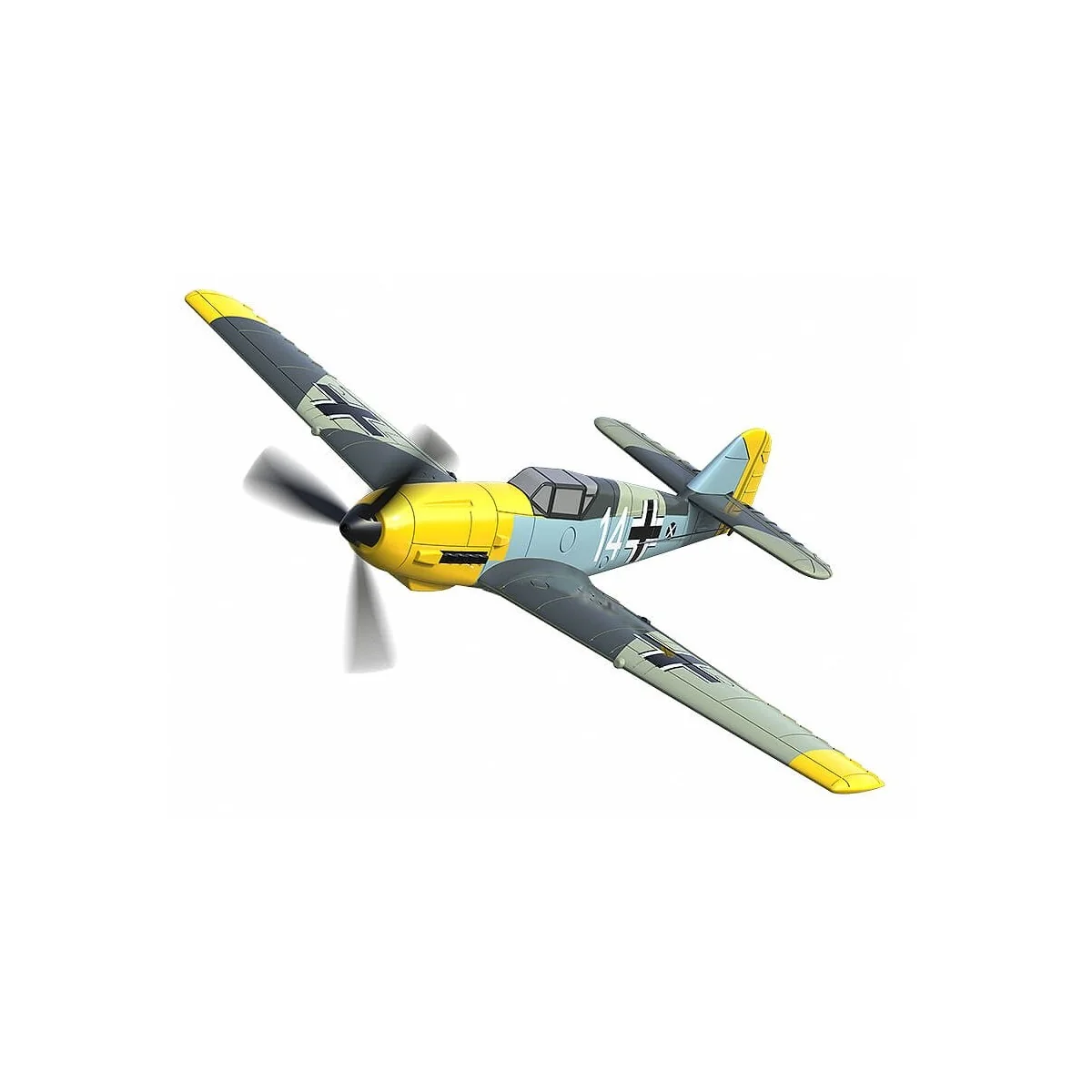 Messerschmitt BF109 400mm aircraft with RTF Volantex flight stabilizer Volantex V761-11 - 6