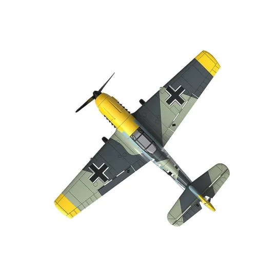 V761-11-Avion Messerschmitt BF109 400mm avec stabilisateur de vol RTF Volantex