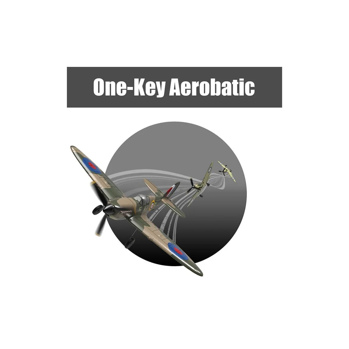 Avion Spitfire 400mm avec stabilisateur de vol RTF Volantex Volantex V761-12V2G - 2