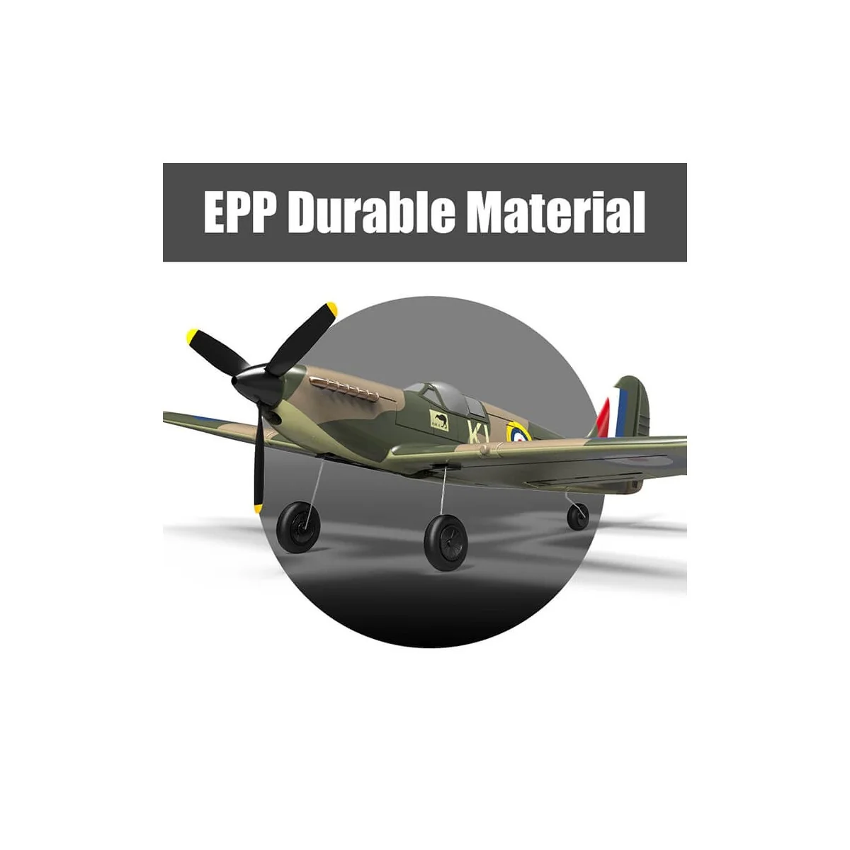 Spitfire 400mm aircraft with Volantex RTF flight stabilizer Volantex V761-12V2G - 5 Spitfire 400mm aircraft with Volantex RTF flight stabilizer Volantex V761-12V2G - 5