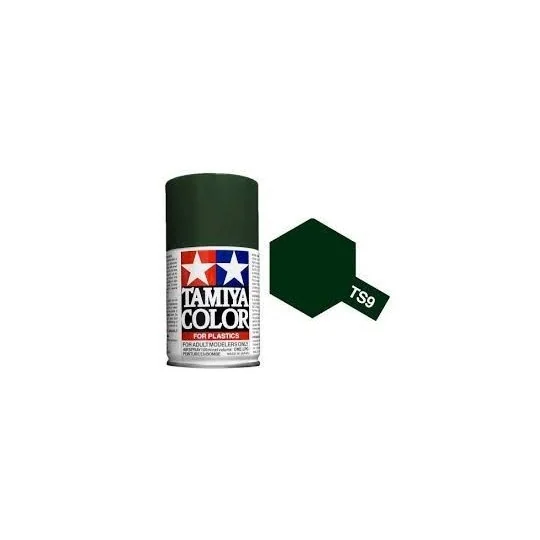 85009-Tamiya TS9 Gloss British Racing Green spray paint - 85009