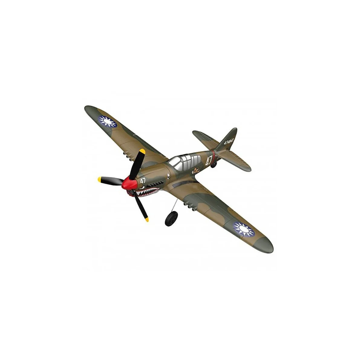 P40 Warhawk 400mm aircraft with RTF Volantex flight stabilizer Volantex V761-13 - 1